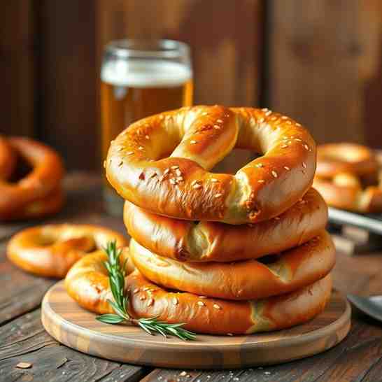 Crisp German Soft Pretzels Recipe